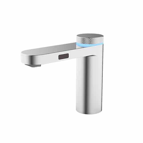 Touch Wave Soap Dispenser Infra-red Sensor LED Light Temperature Indication Integrated Automatic Faucet