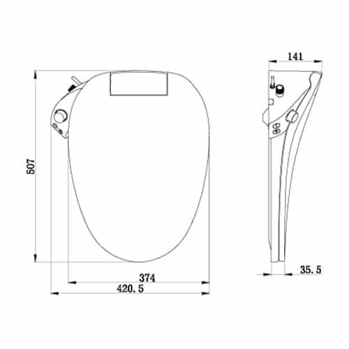 ZN101 Intelligent Toilet