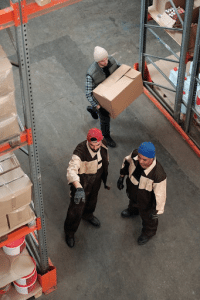 Men Working In A Warehouse