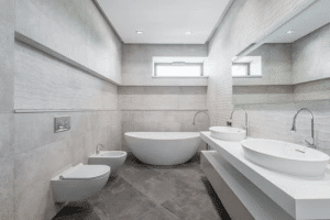 Minimalist Luxury Interior Design of Modern Bathroom