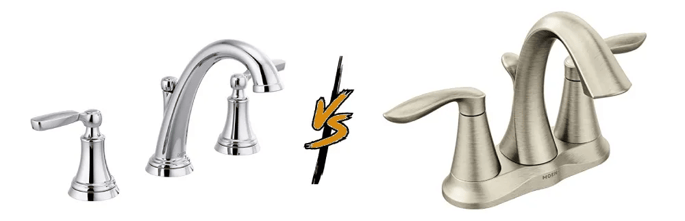 widespread vs centerset faucet