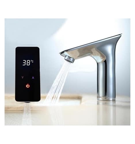 image of a digital automatic faucet temperature control