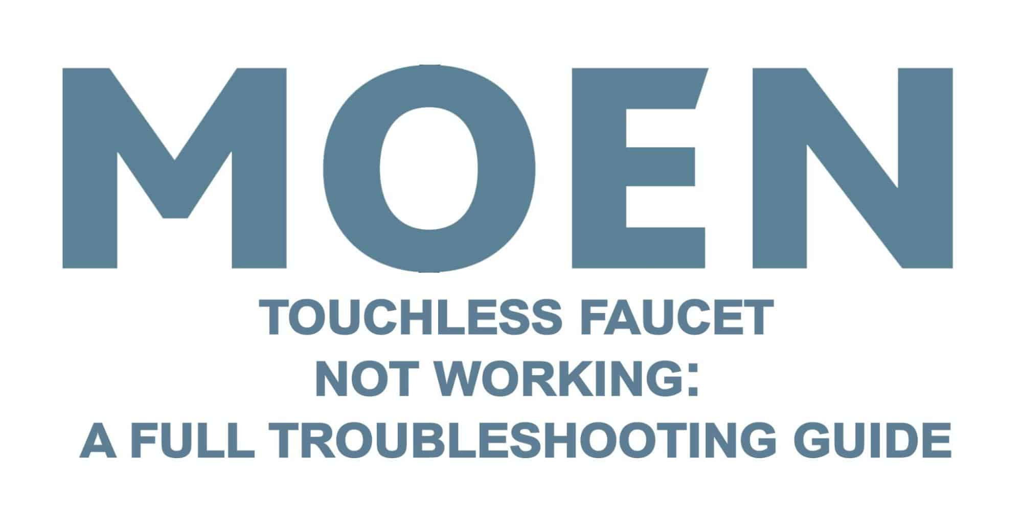 Moen touchless faucet logo