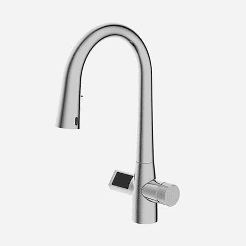 Pull Out Activation Wave On/Off Infrared Sensor LED Panel Automatic Kitchen Faucet