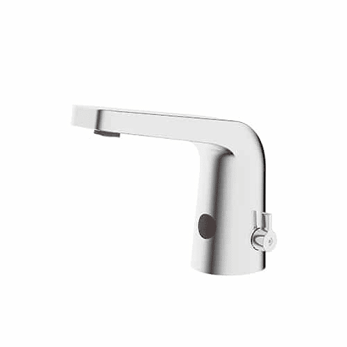 Touchless infrared sensor temperature control integrated automatic faucet