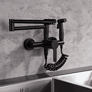 Wall-Mount Pot Filler Faucet with Swing arm