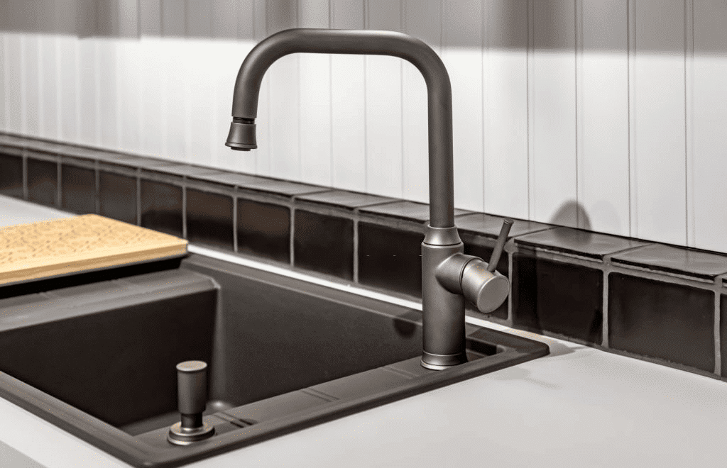 Deck-mounted faucet