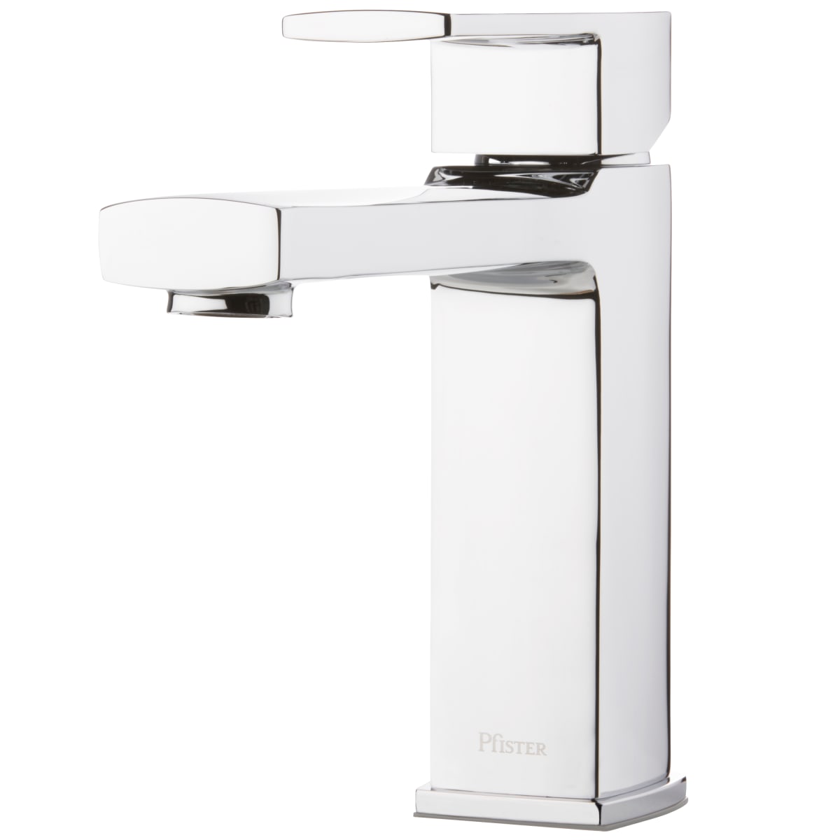 Single handle deck-mount roman tub faucet