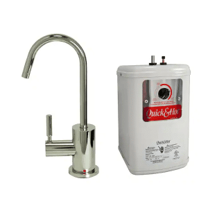 brushed nickel instant hot water dispenser