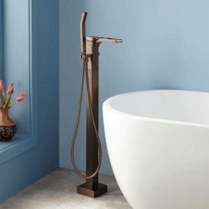 freestanding waterfall tub faucet