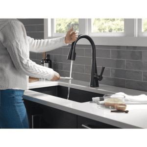 Handle Deck Pull Down Matte Black Faucet