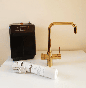 brass instant hot water tap