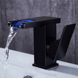 led waterfall faucet