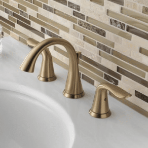 Satin bronze faucet