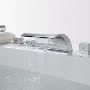 waterfall roman tub faucet