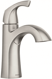 Moen brushed nickel faucet