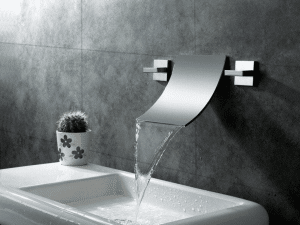 waterfall wall mount faucet