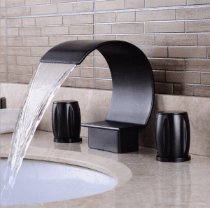 widespread waterfall faucet