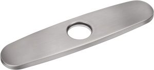 10 inches for single hole faucet cover plate