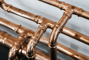 Brass or copper supply lines